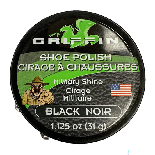 Griffin Military Shine Shoe Polish - Black
