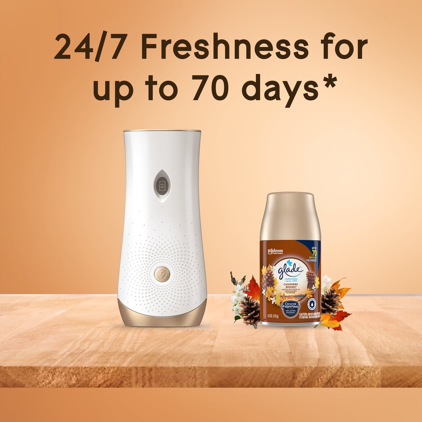 Glade Automatic Spray Refill Air Freshener - Cashmere Woods