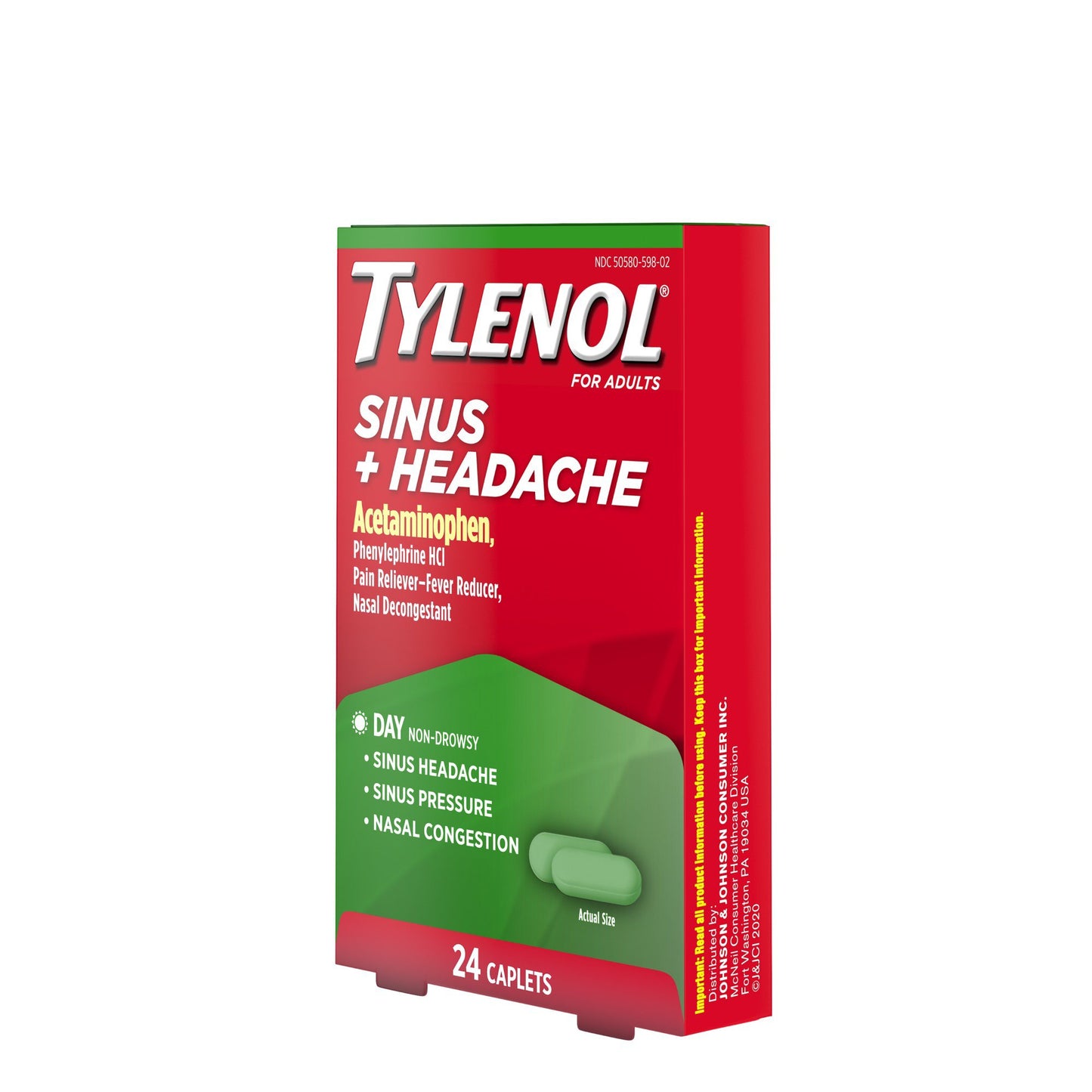 Tylenol Sinus + Headache Daytime Caplets