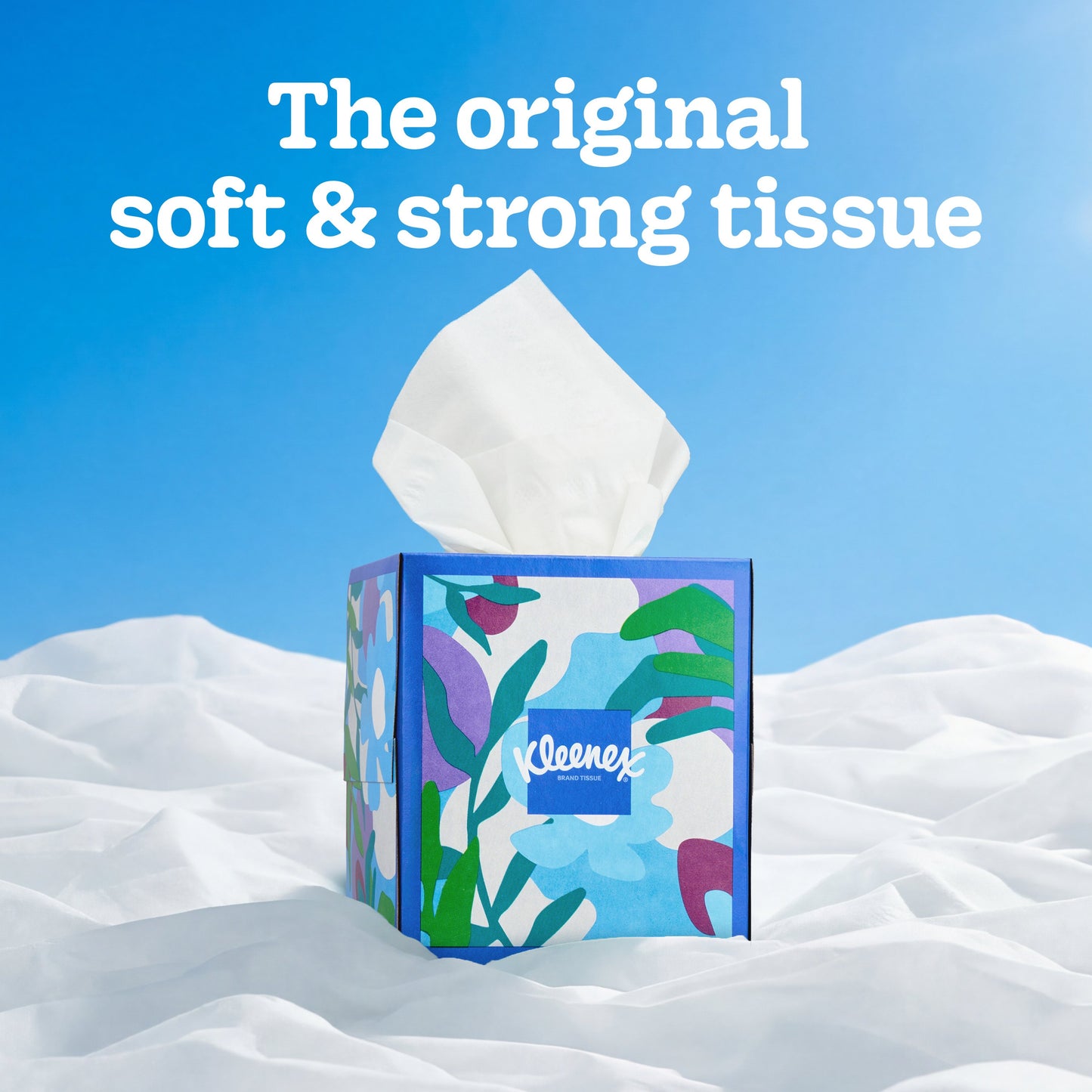 Kleenex Trusted Care Facial Tissues Flat Boxes 2 Ply