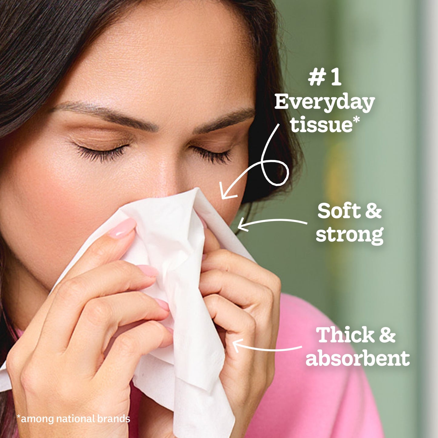 Kleenex Trusted Care Facial Tissues Flat Boxes 2 Ply