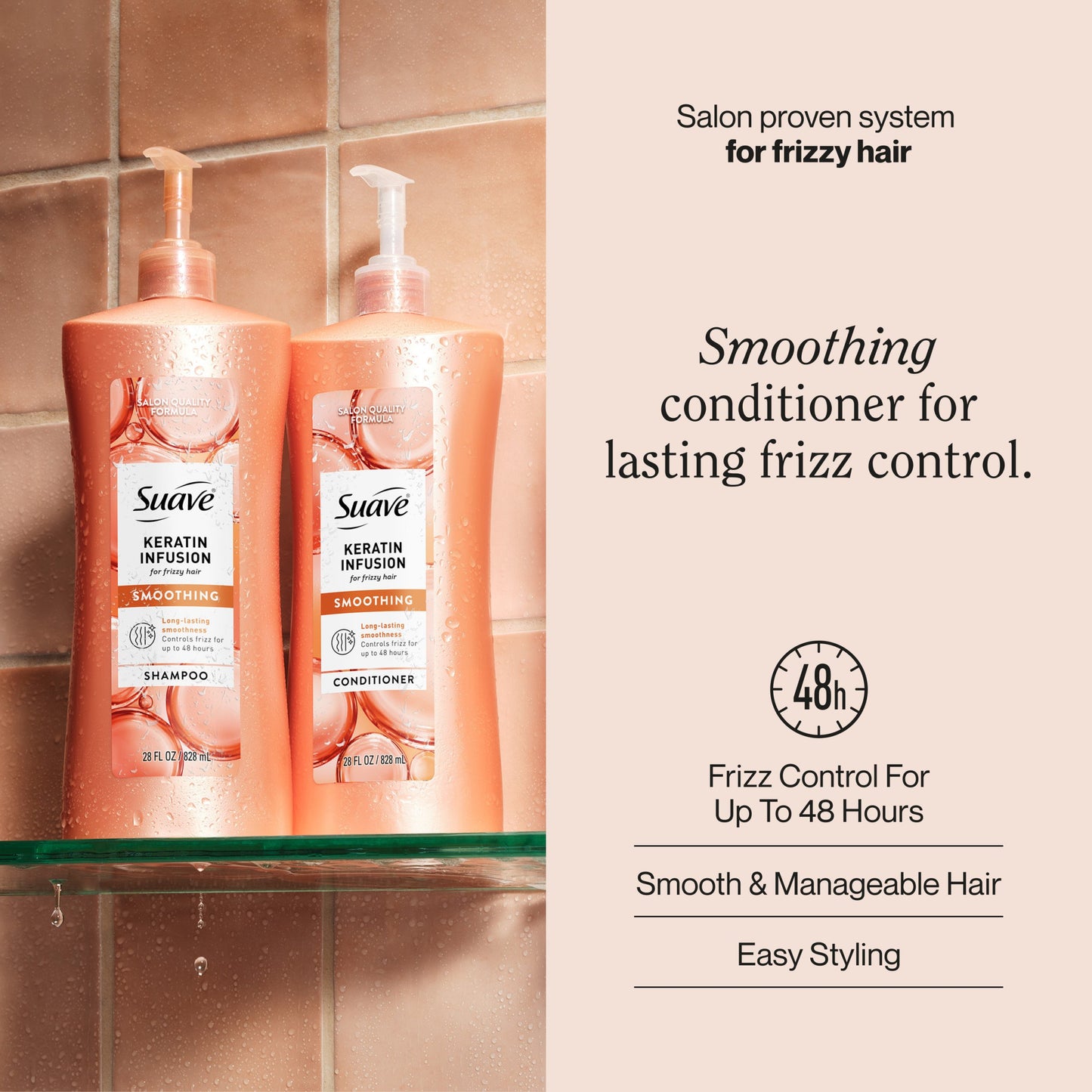 Suave Professionals Keratin Infusion Smoothing Conditioner