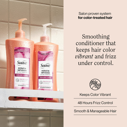 Suave Professionals Keratin Infusion Color Care Conditioner