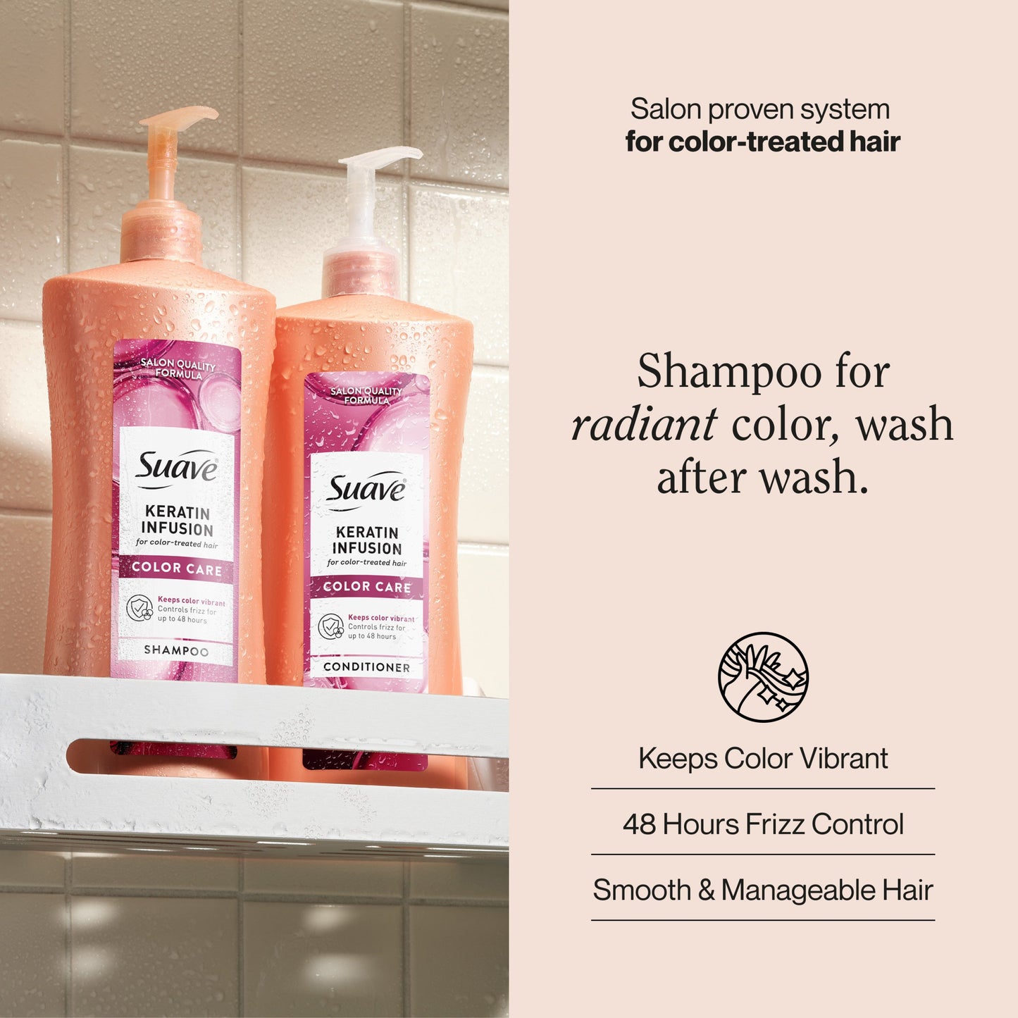 Suave Professionals Keratin Infusion Color Care Shampoo