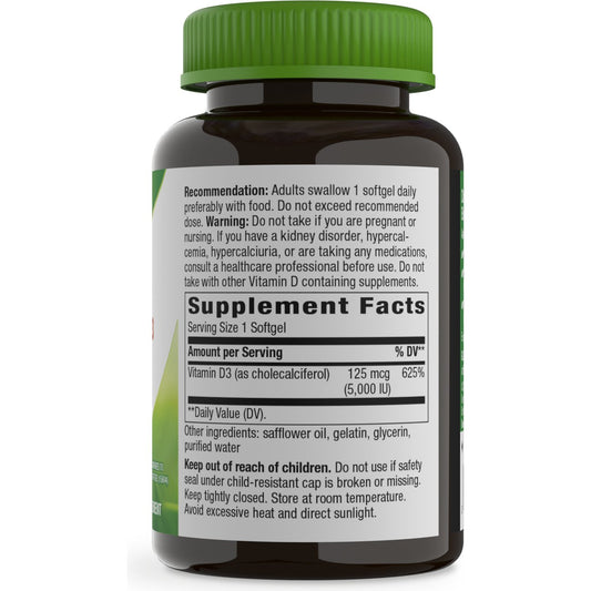 Nature's Way Vitamin D3 Max Softgels