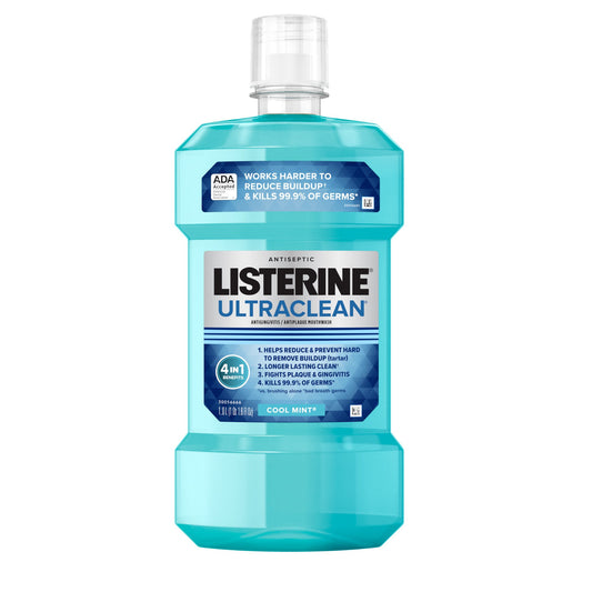Listerine Ultraclean Antiseptic Mouthwash for Tartar - Mint