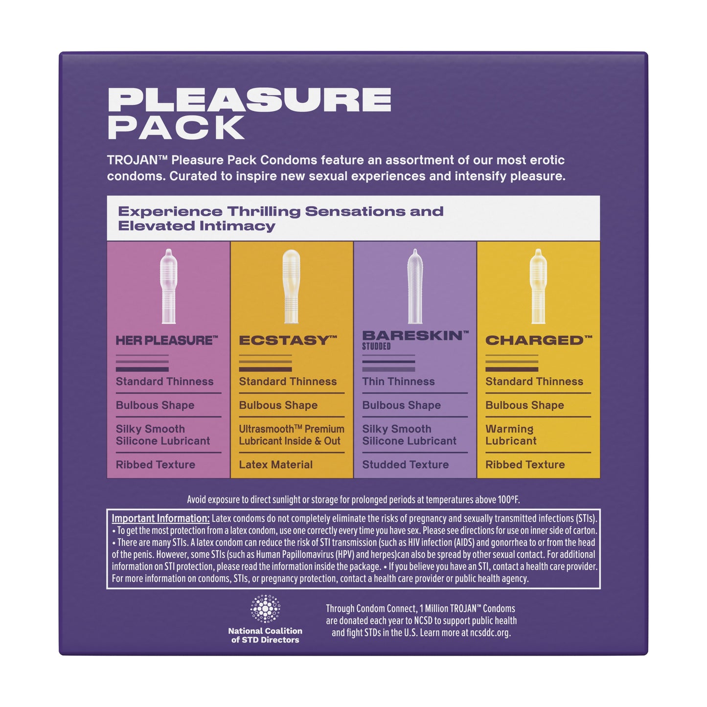 Trojan Trojan Pleasure Pack Condoms