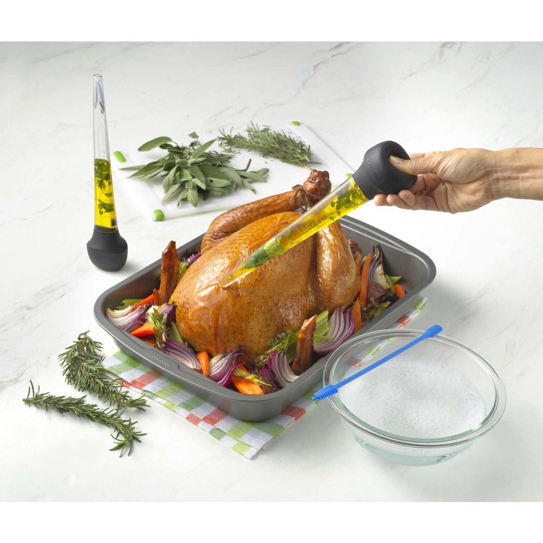 GoodCook Touch Dripless Baster with Silicone Brush