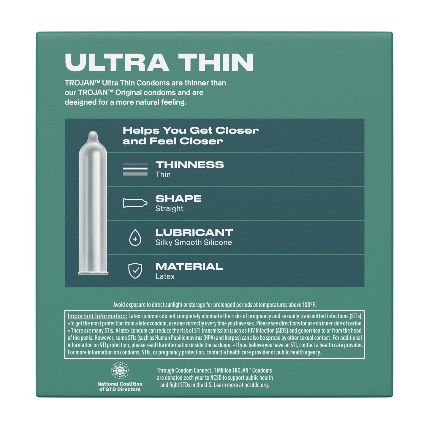 Trojan Ultra Thin Lubricated Condoms