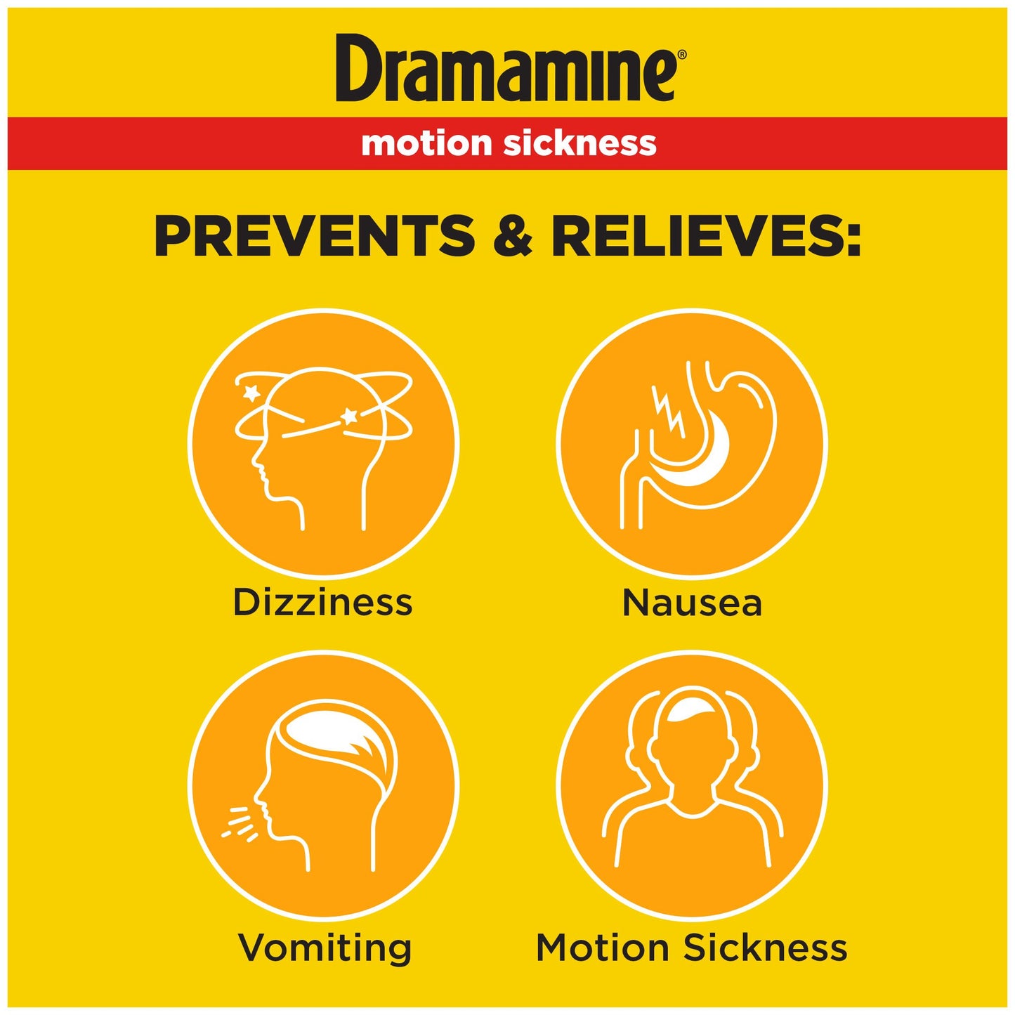 Dramamine Motion Sickness Relief - Chewable Orange