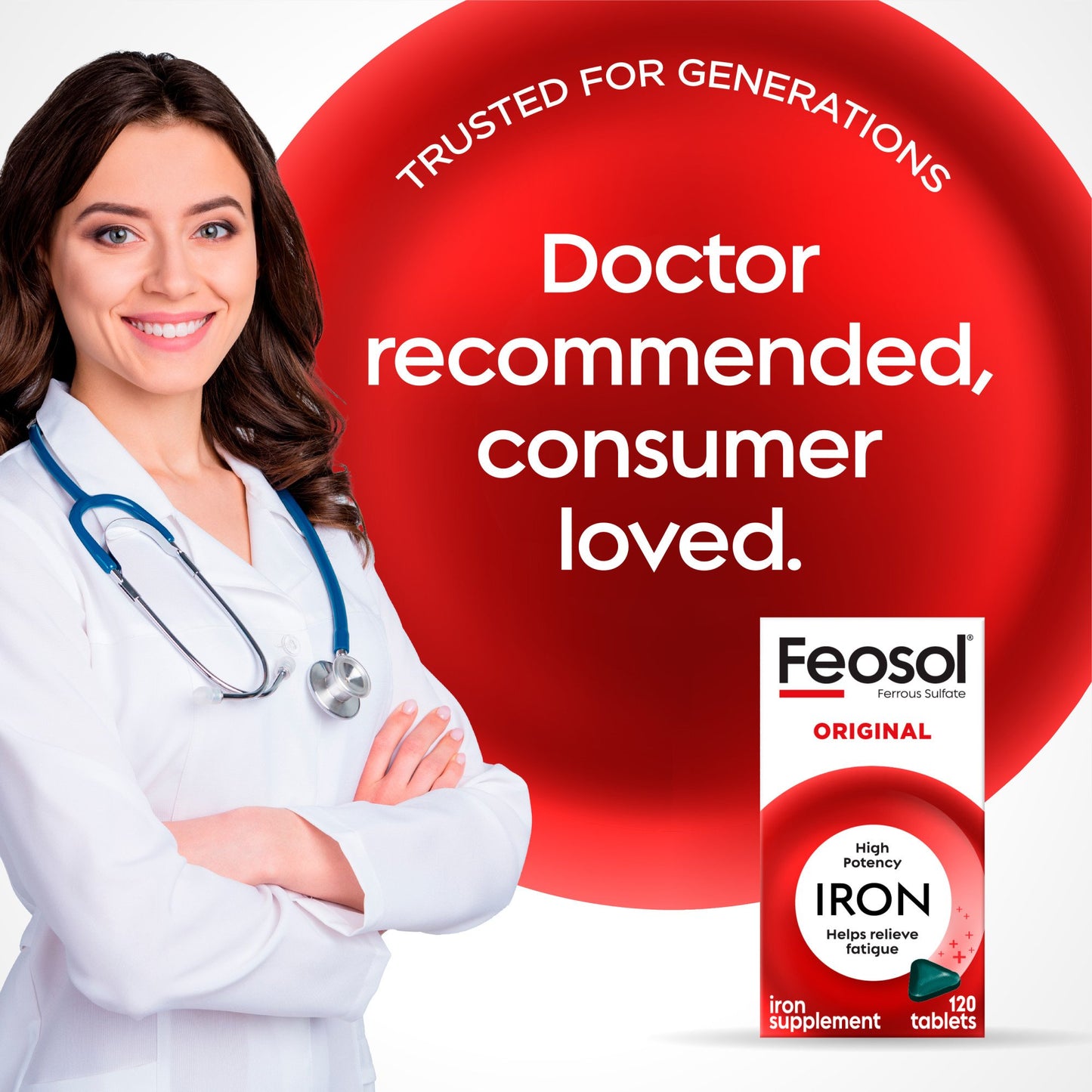 Feosol Original Ferrous Sulfate Iron Tablets