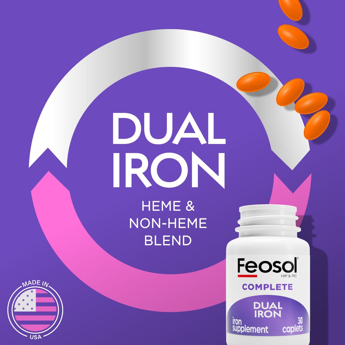 Feosol Complete Bifera Iron Caplets