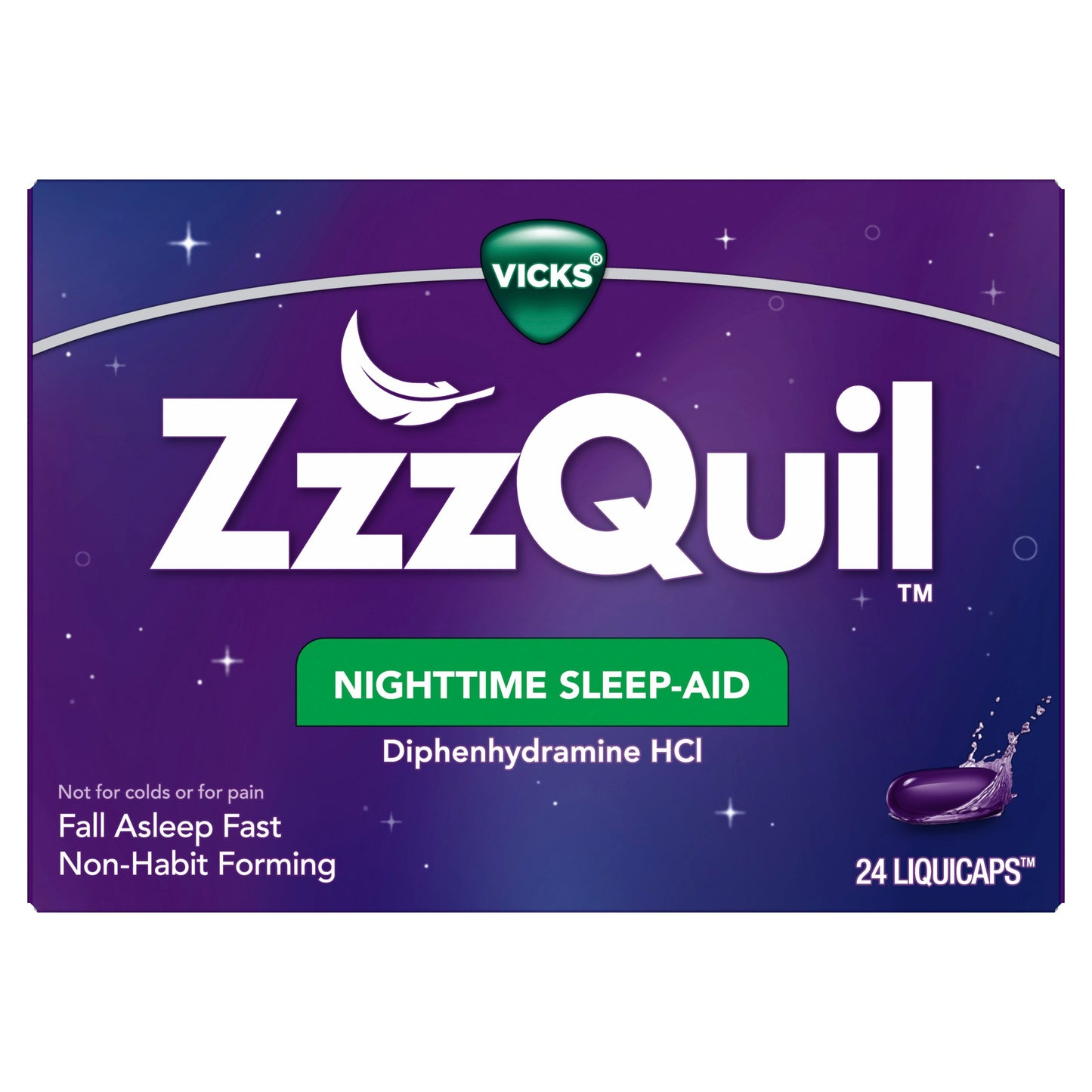 Vicks ZzzQuil Liquicap Nighttime Sleep Aid