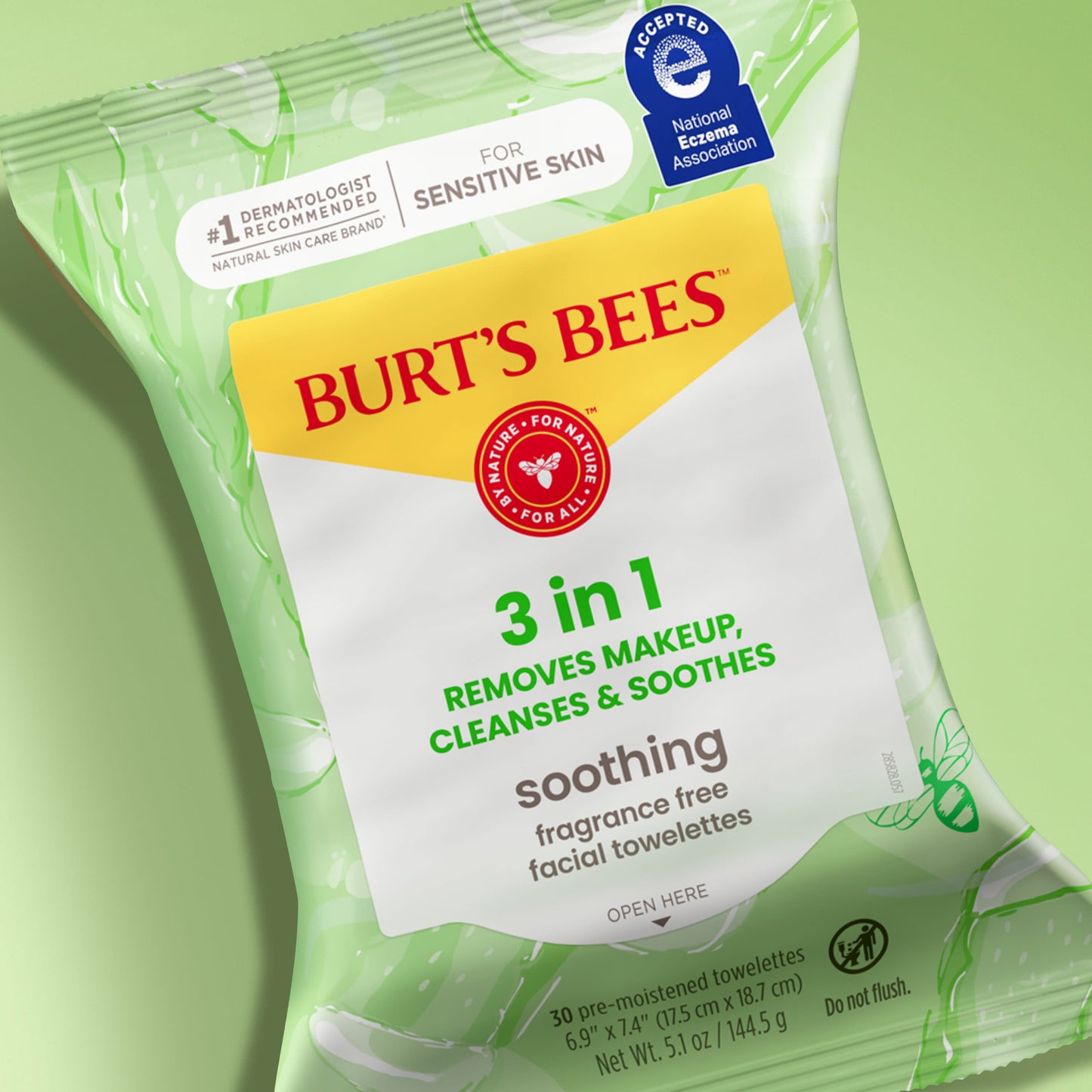 Burt's Bees Soothing Facial Towelettes - Fragrance Free