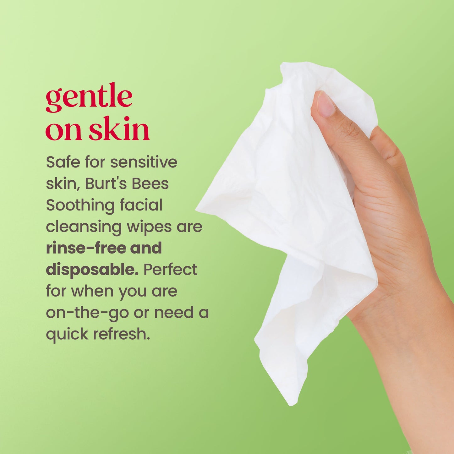 Burt's Bees Soothing Facial Towelettes - Fragrance Free