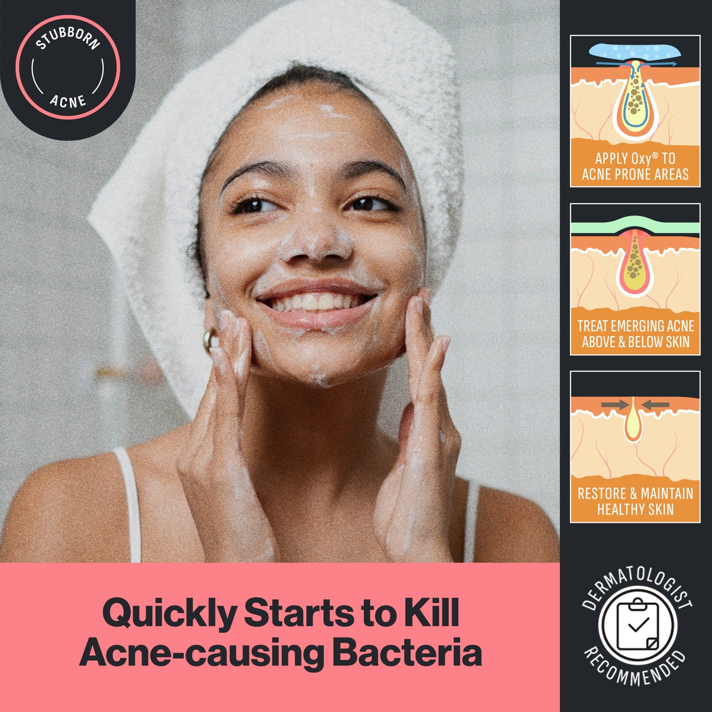 Oxy Maximum Strength 10% Benzoyl Peroxide Acne Face Wash