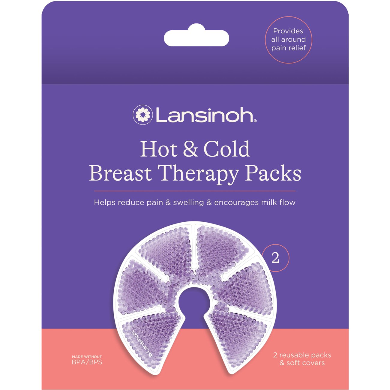 Lansinoh TheraPearl 3-in-1 Breast Therapy Packs