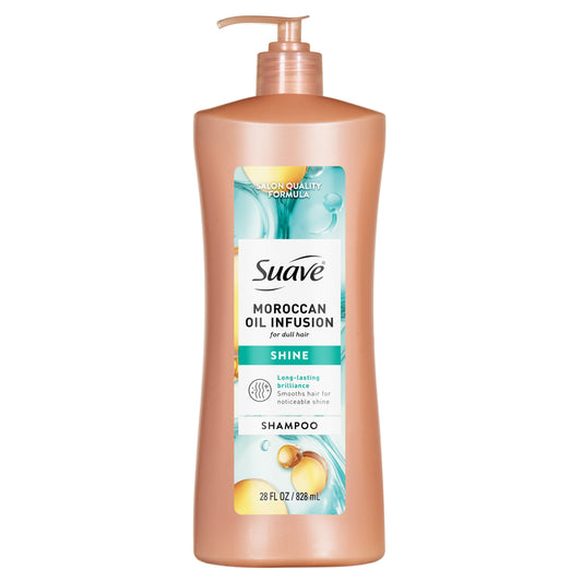 Suave Moroccan Oil Infusion Shine Shampoo