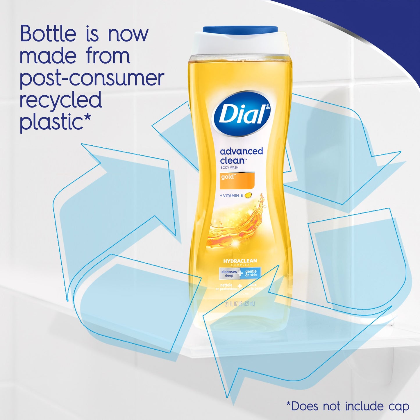 Dial Advanced Clean Body Wash with Vitamin E - Gold