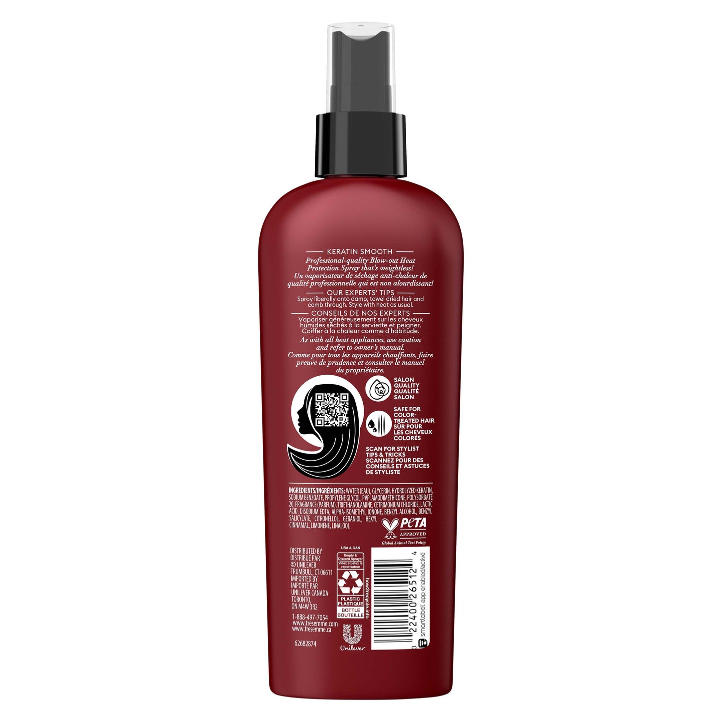 TRESemmé Thermal Creations Hair Heat Protection Formula Keratin Smooth