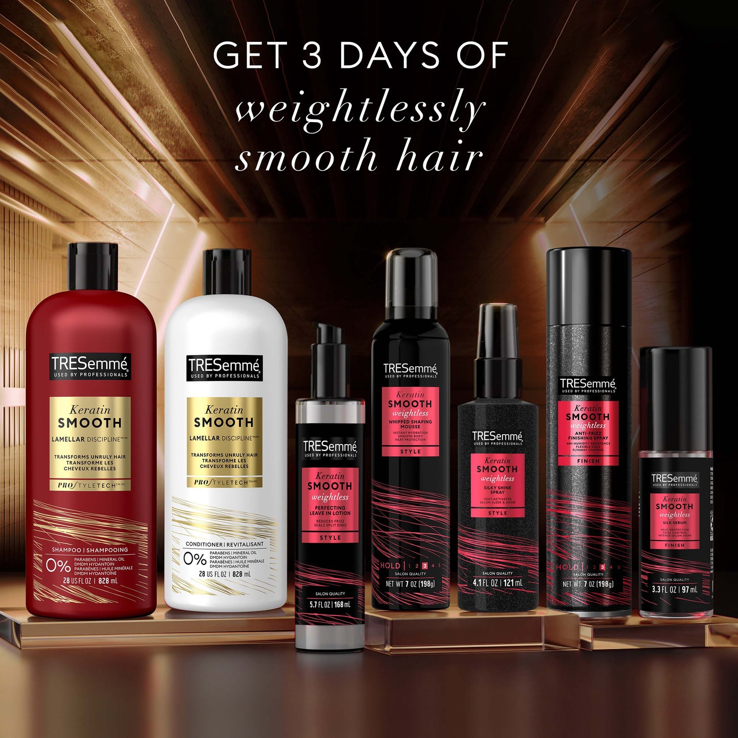 TRESemmé Thermal Creations Hair Heat Protection Formula Keratin Smooth