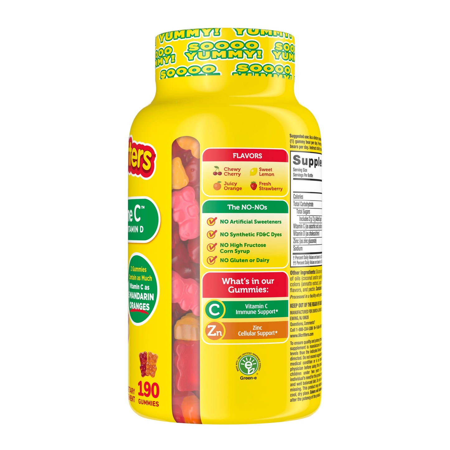 L'il Critters Immune C Plus Zinc & Vitamin D Gummies