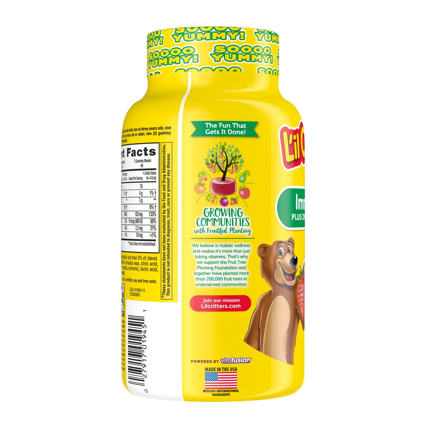 L'il Critters Immune C Plus Zinc & Vitamin D Gummies