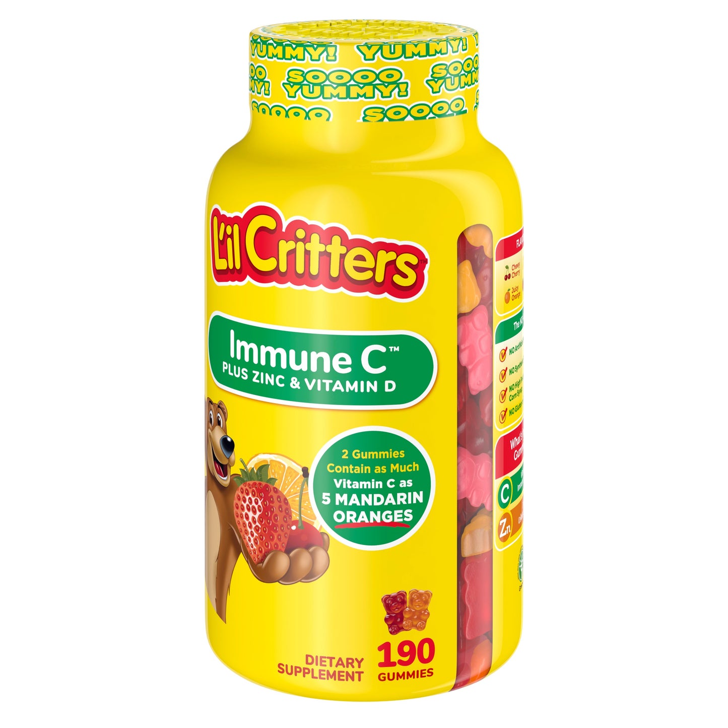 L'il Critters Immune C Plus Zinc & Vitamin D Gummies
