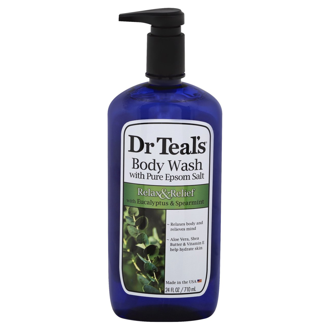 Dr Teal's Body Wash with Pure Epsom Salt - Relax & Relief Eucalyptus & Spearmint