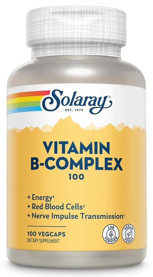 Solaray Vitamin B-Complex 100 Vegcaps