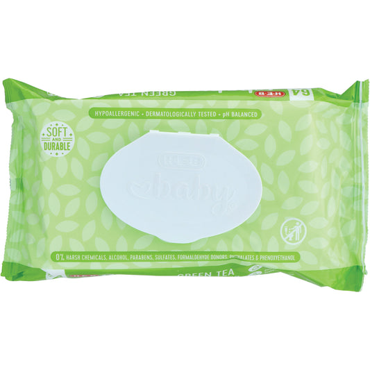 H-E-B Baby Wipes - Green Tea & Cucumber