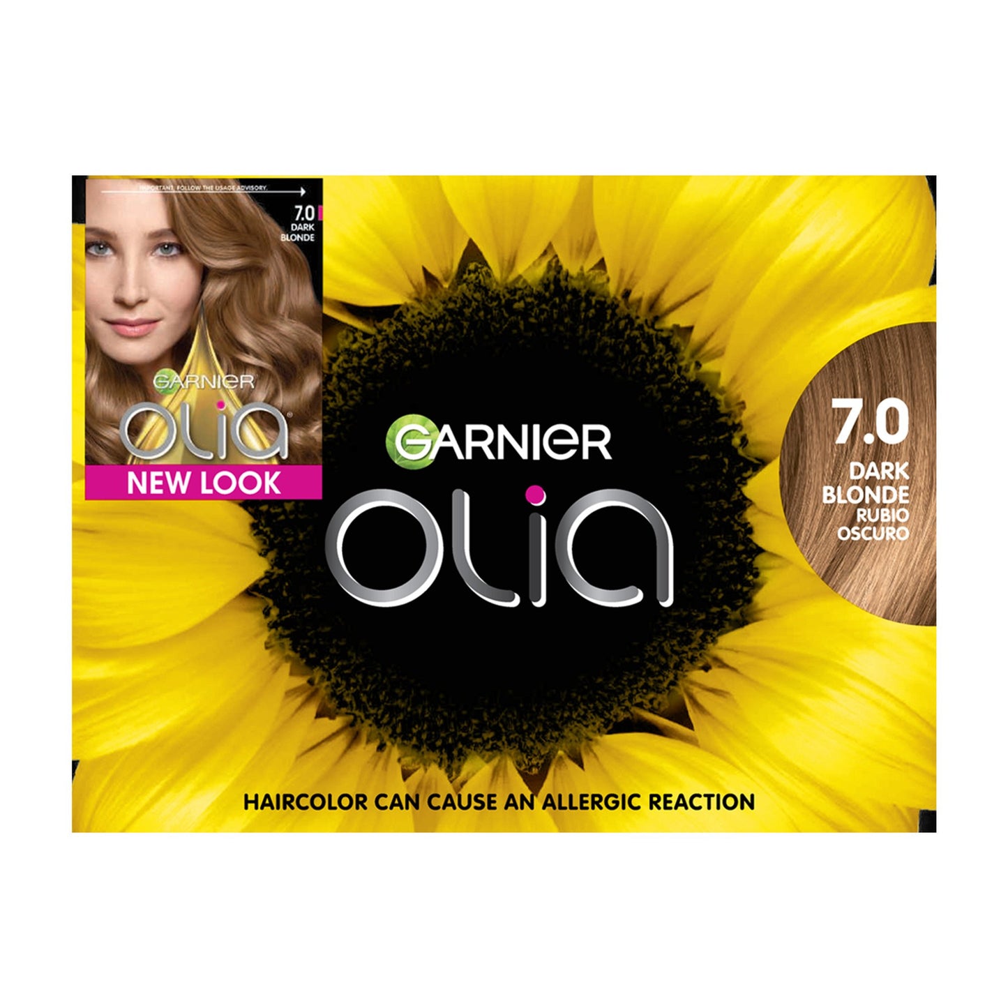 Garnier Olia Oil Powered Ammonia Free Permanent Hair Color 7.0 Dark Blonde