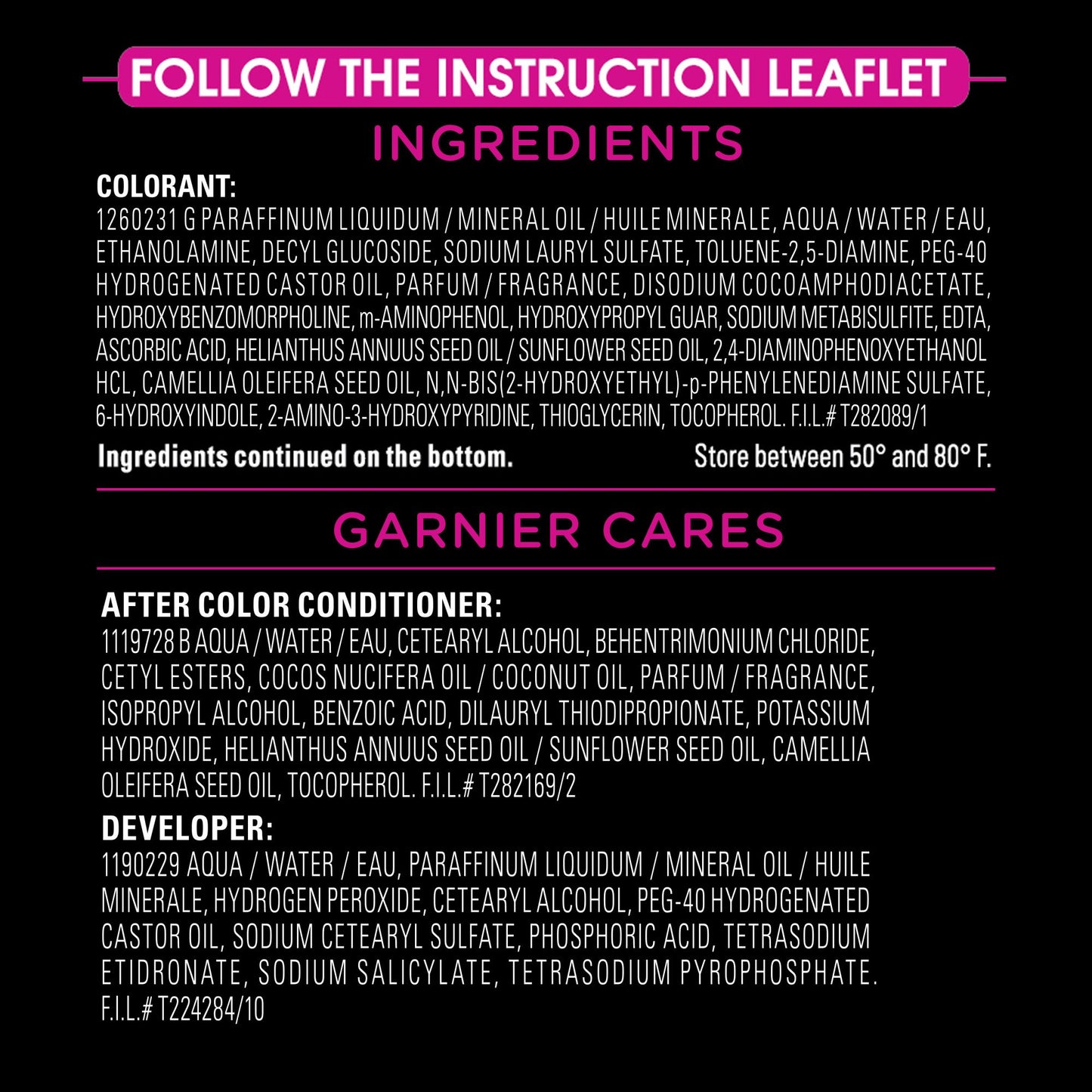 Garnier Olia Oil Powered Ammonia Free Permanent Hair Color 3.0 Darkest Brown