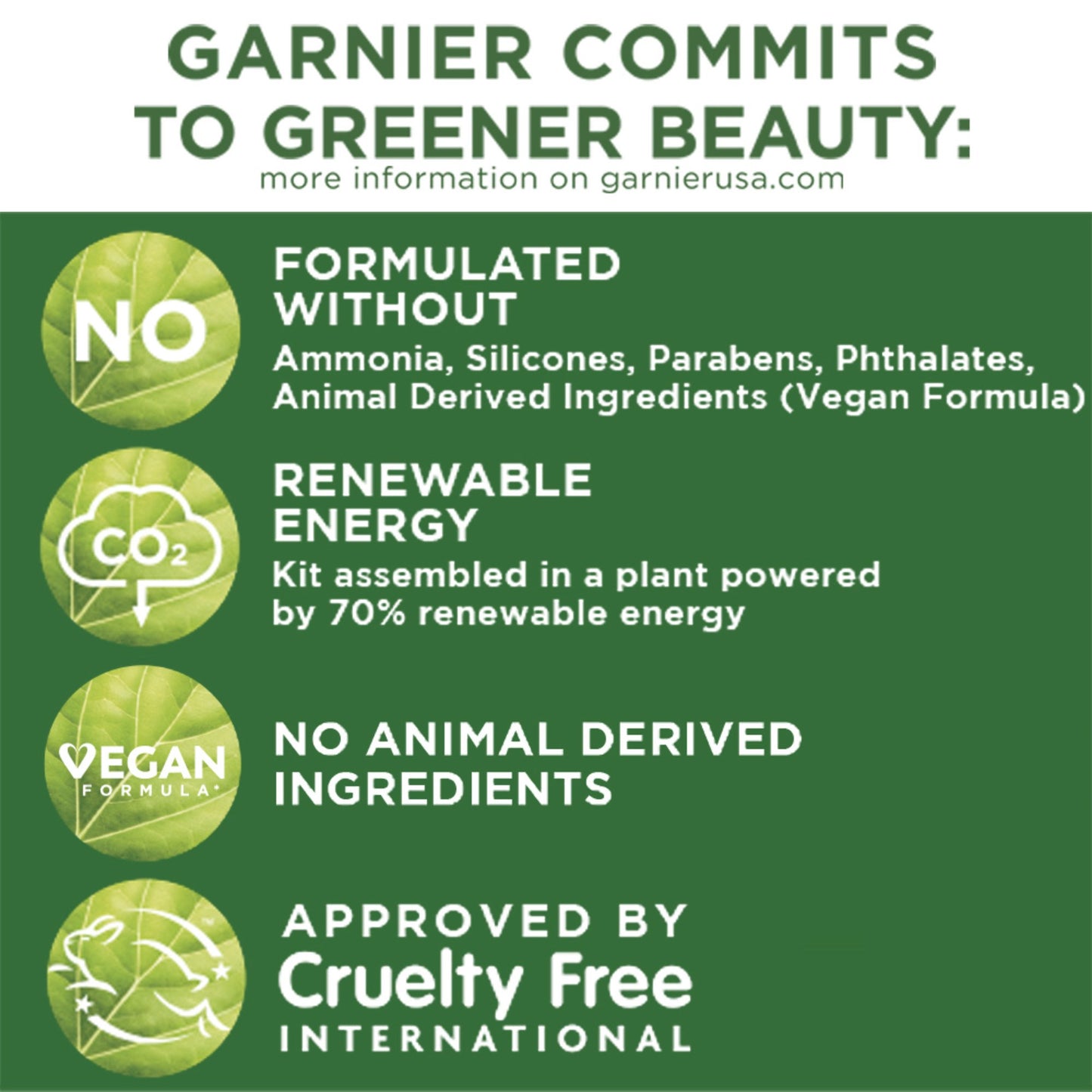 Garnier Olia Oil Powered Ammonia Free Permanent Hair Color 5.0 Medium Brown