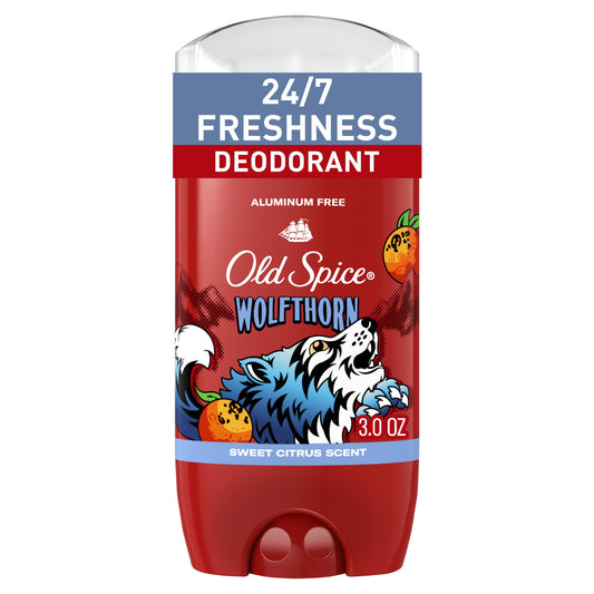 Old Spice Aluminum-Free Men's Deodorant - Wolfthorn Sweet Citrus Scent