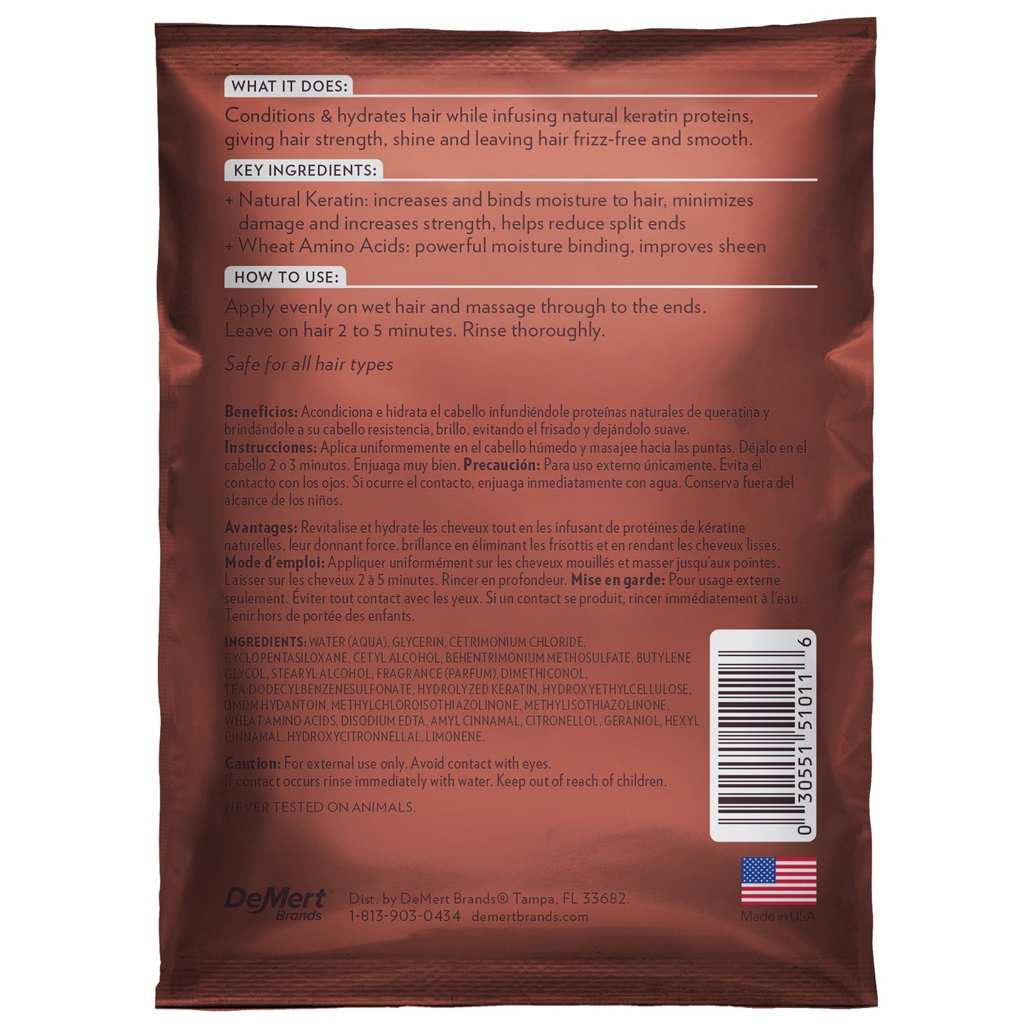 Hi Pro Pac Keratin Protein No-Frizz Hair Intense Protein Treatment