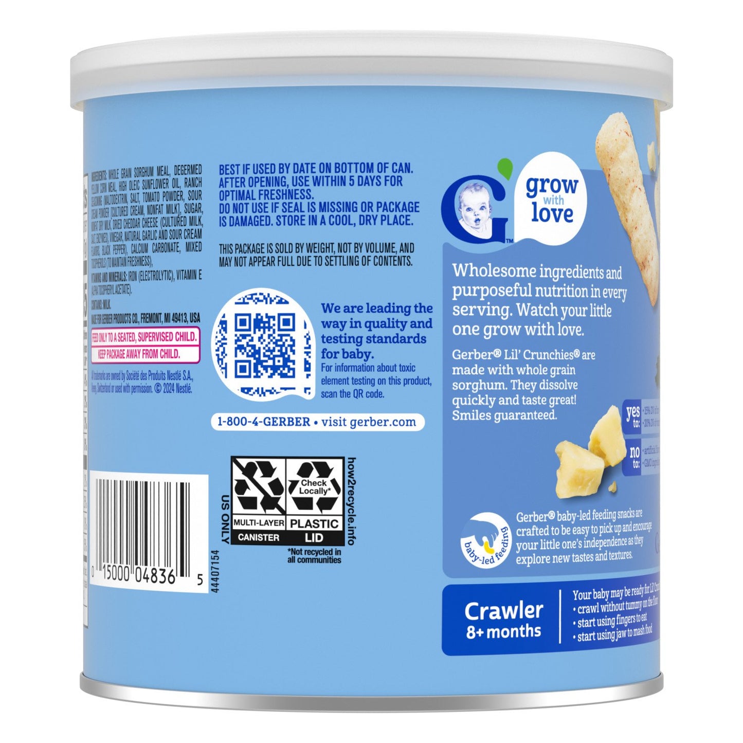 Gerber Snacks for Baby Lil' Crunchies - Ranch