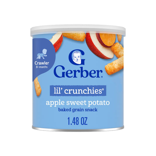 Gerber Snacks for Baby Lil Crunchies - Apple Sweet Potato