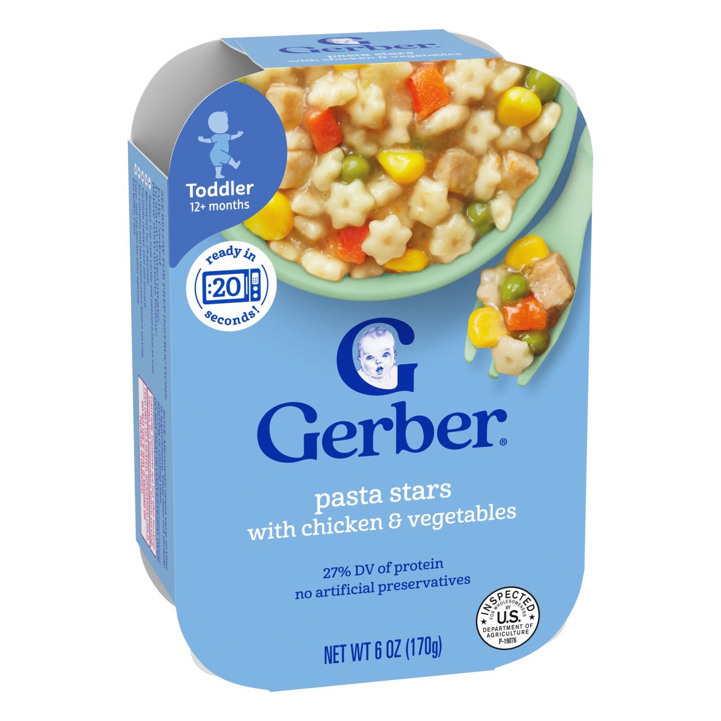 Gerber Mealtime for Toddler - Pasta Stars with Chicken & Vegetables