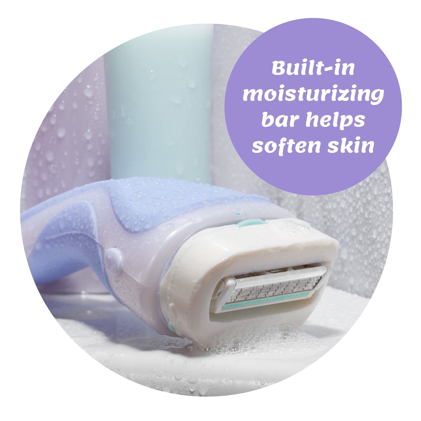 Schick Intuition Pure Nourishment with Shea Butter Women's Razor Kit + 2 Blade Refills