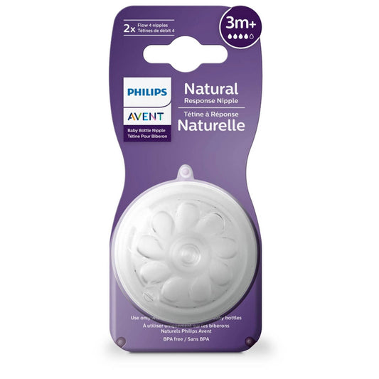 Avent Natural Response Nipple Flow 3M+