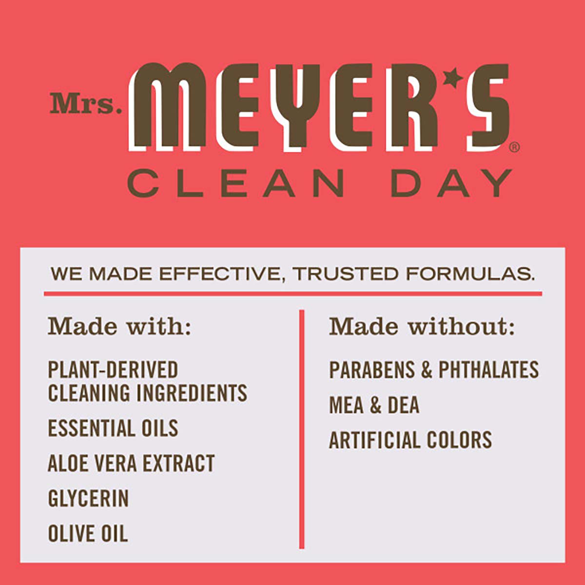 Mrs. Meyer's Clean Day Rhubarb Scent Liquid Hand Soap