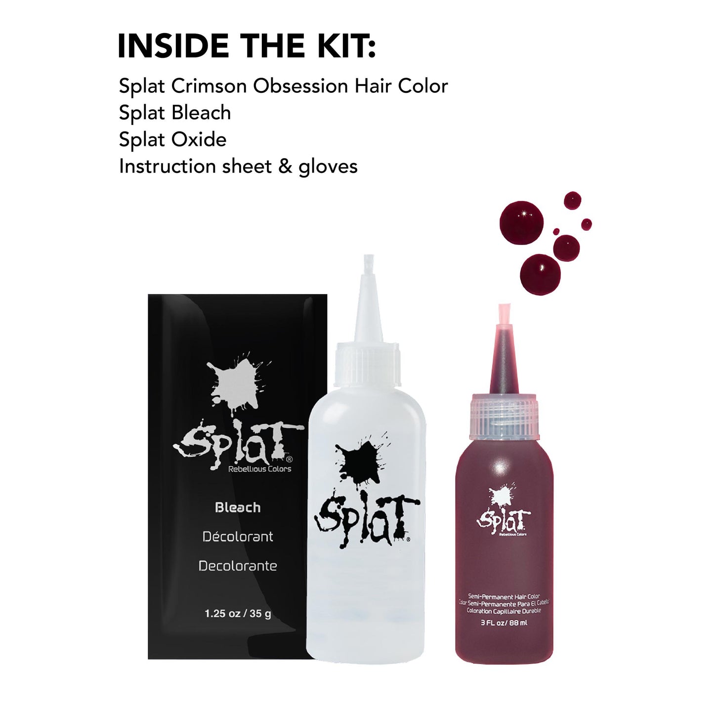 Splat Rebellious Colors Purple Desire Complete Kit