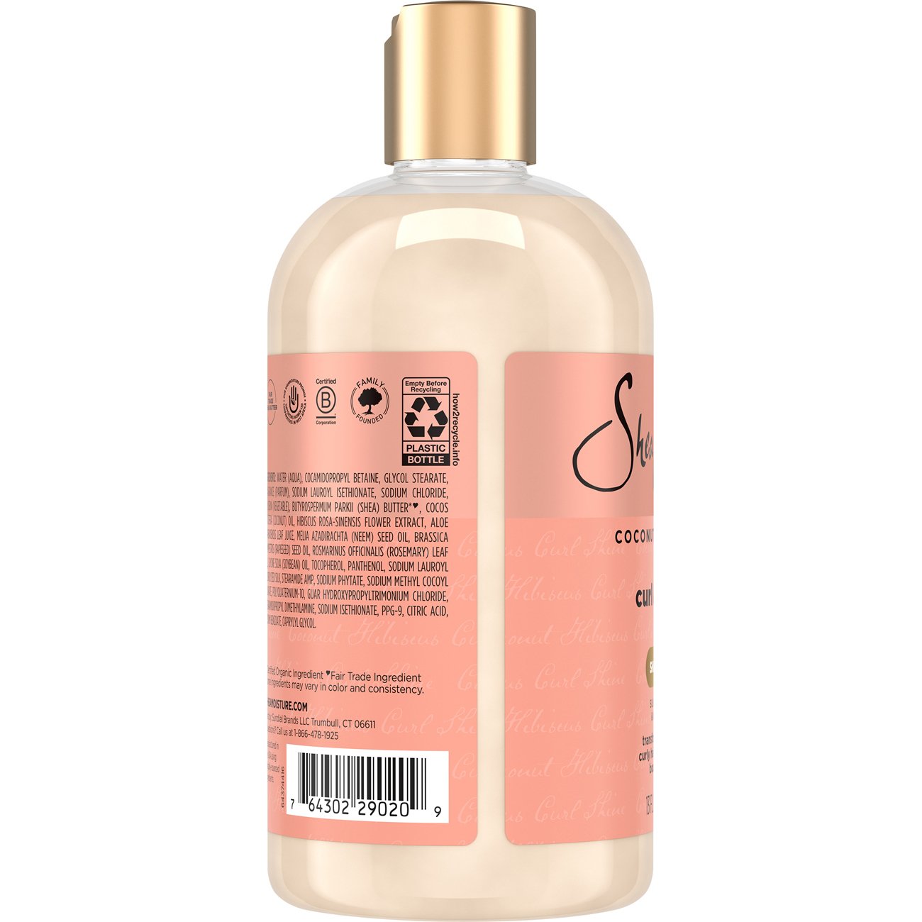 SheaMoisture Curl and Shine Shampoo - Coconut and Hibiscus