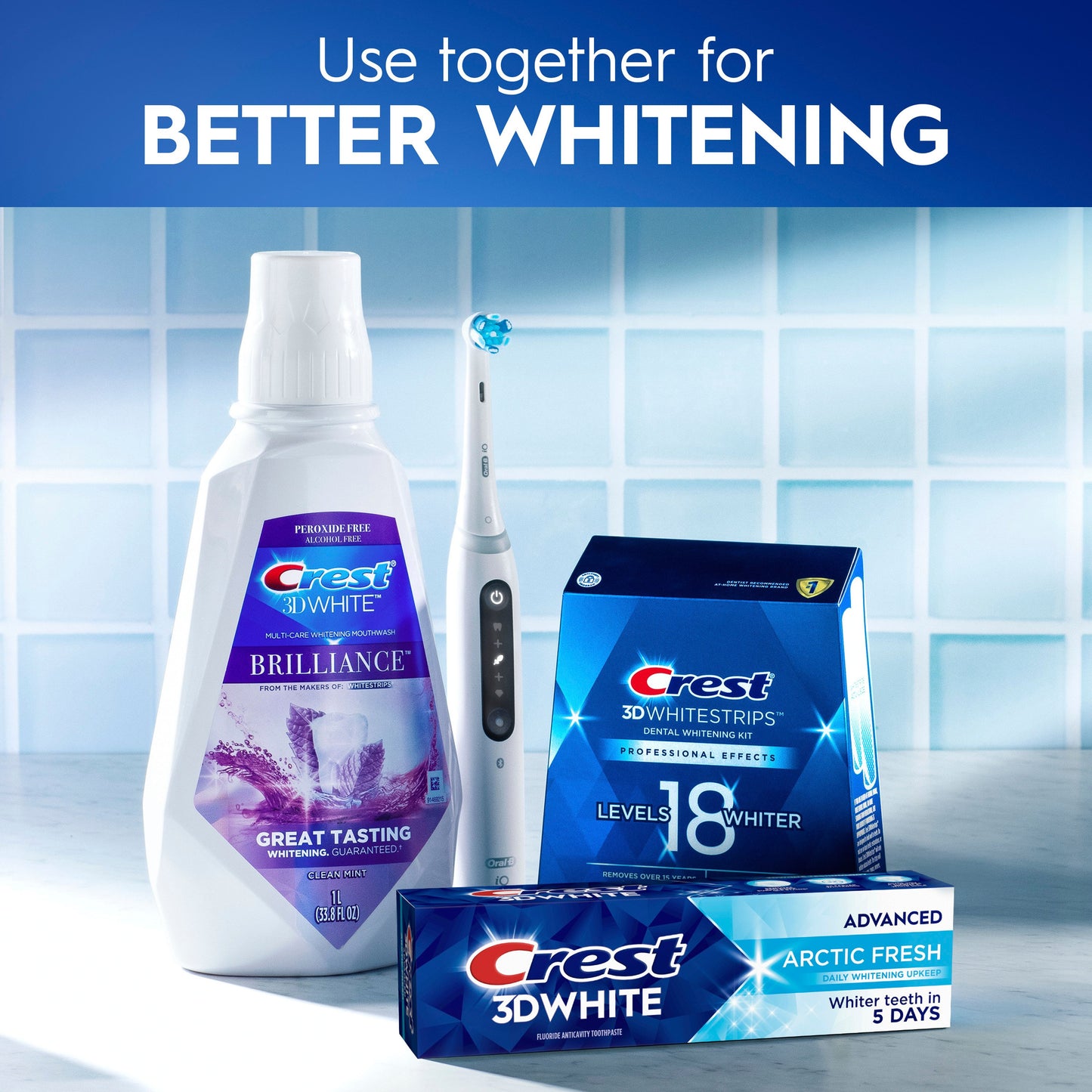 Crest 3DWhite Advanced Teeth Whitening Toothpaste - Arctic Fresh