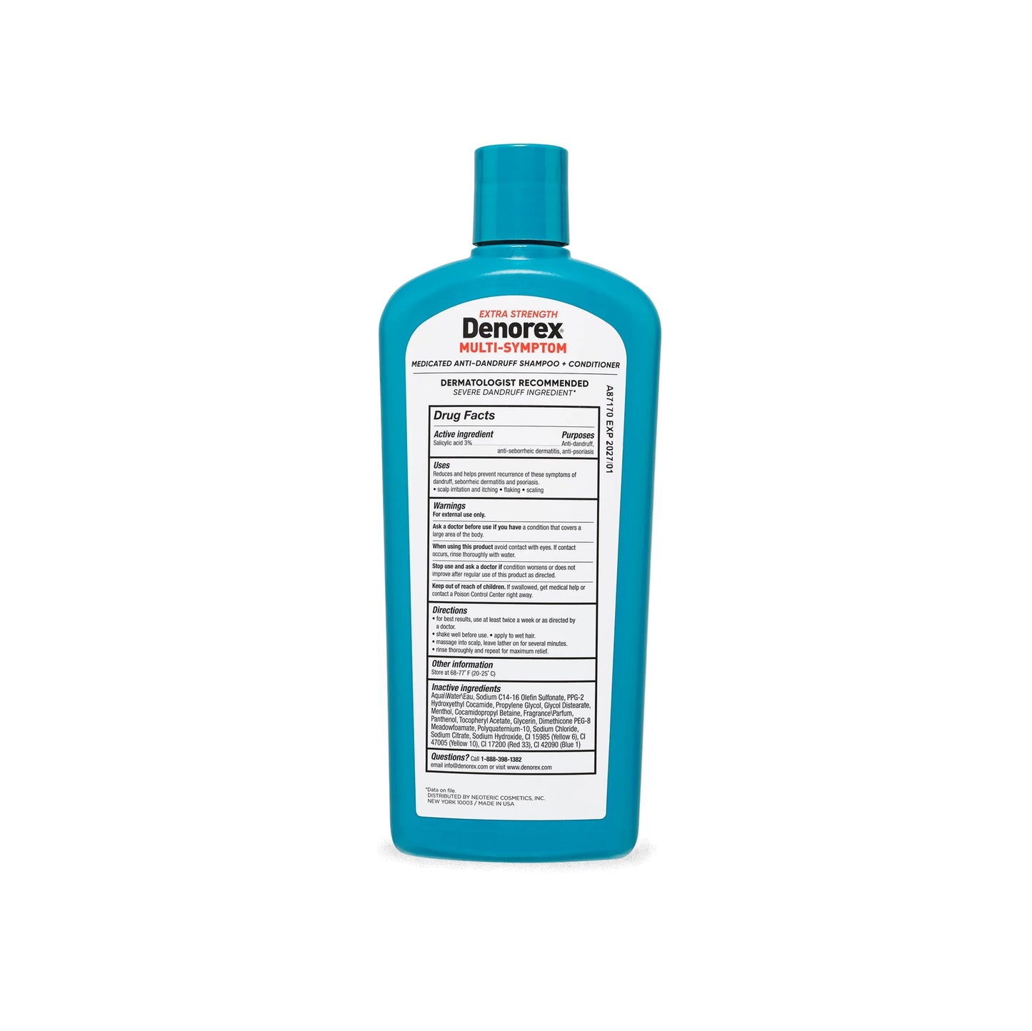 Denorex Extra Strength, Multi-Symptom Medicated Anti-Dandruff Shampoo + Conditioner