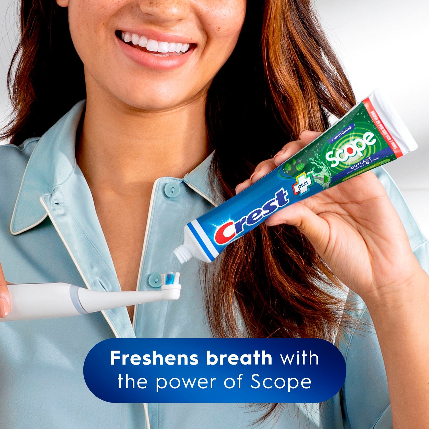 Crest Complete + Scope Outlast Whitening Toothpaste - Long Lasting Mint, 2 Pk