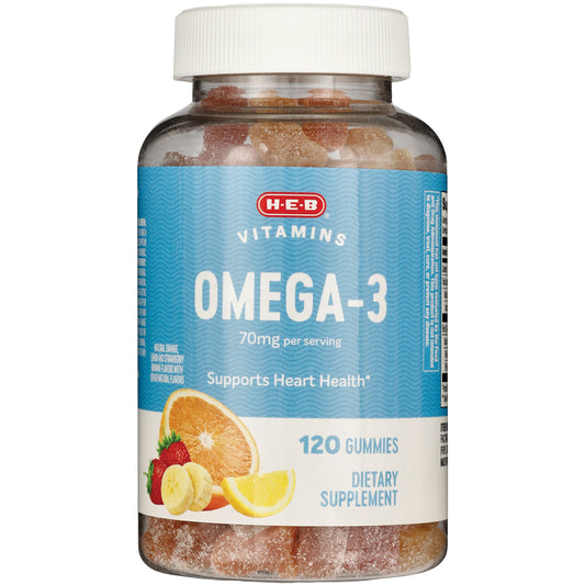 H-E-B Omega-3 Adult Gummies