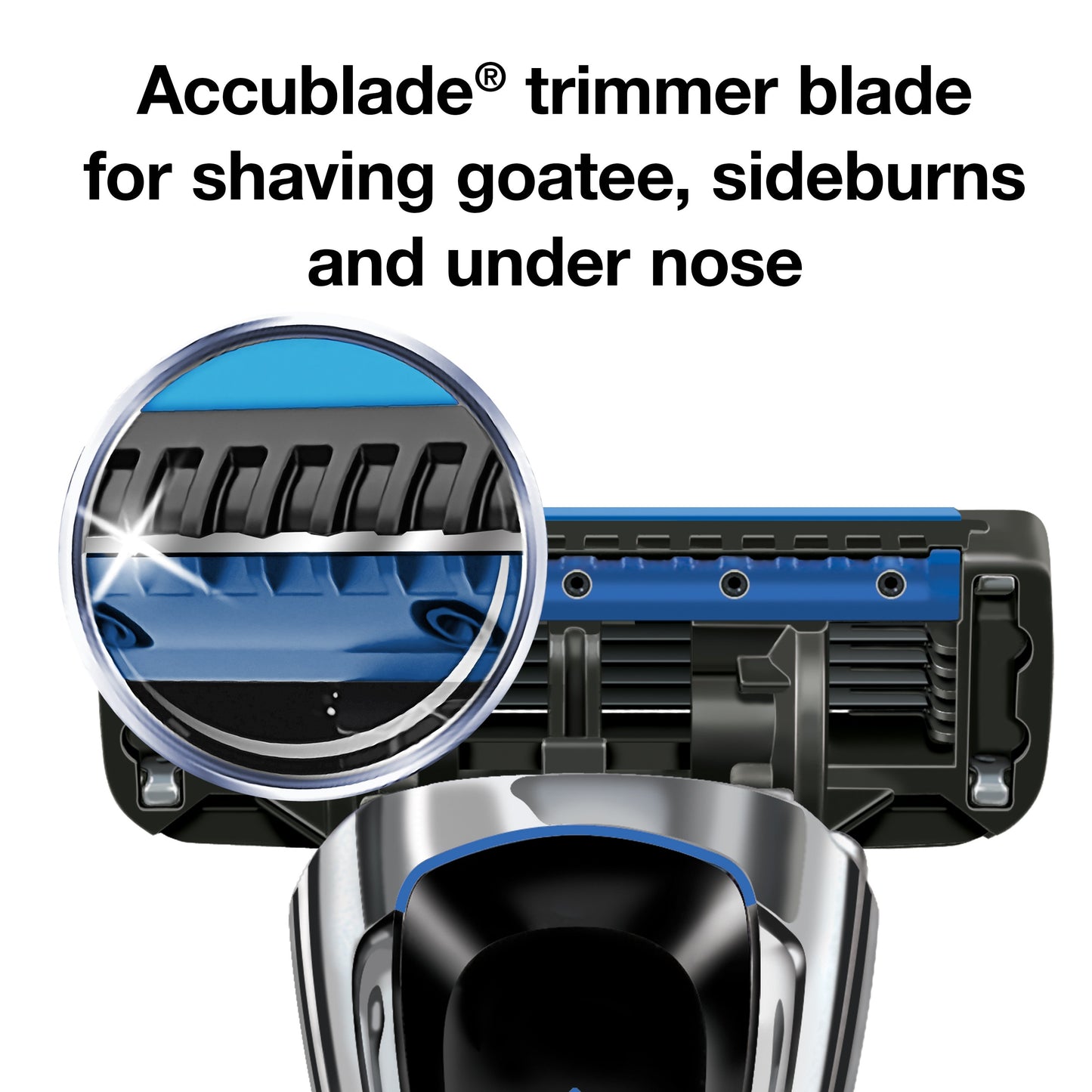 Hill Country Essentials Maxus 5 Blade Razor for Men with 2 Refills