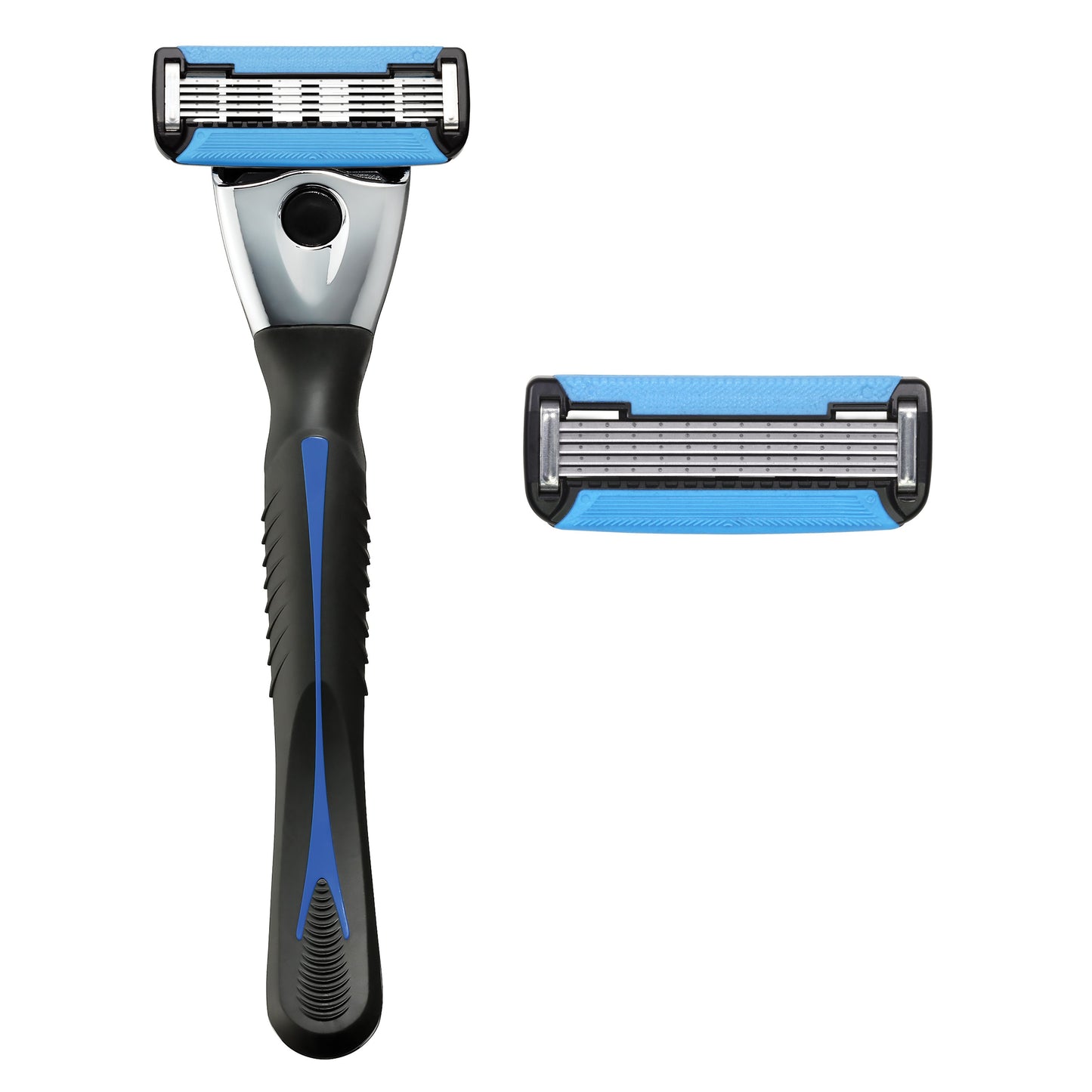 Hill Country Essentials Maxus 5 Blade Razor for Men with 2 Refills
